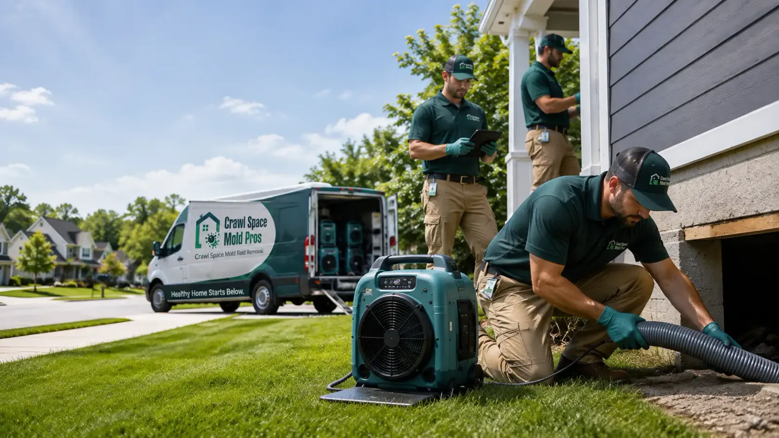 Crawl Space Mold Removal in Wilmont, MN